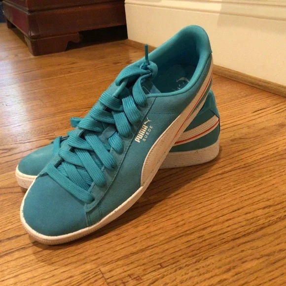 Kool Aid Puma Suede, Size Aqua Blue - Main Image